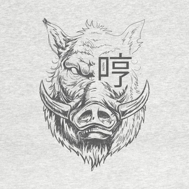 The boar roars! by Enickma